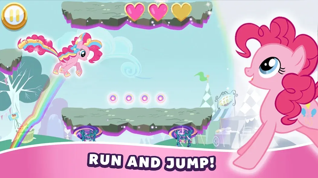 My Little Pony Rainbow Runners (Май Литл Пони) [МОД: Меню, Бесконечные монеты и Открытые уровни] Screenshot 2