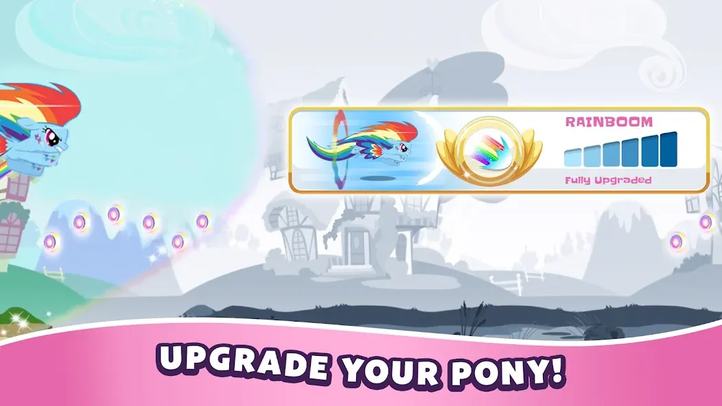 My Little Pony Rainbow Runners (Май Литл Пони) [МОД: Меню, Бесконечные монеты и Открытые уровни] Screenshot 3