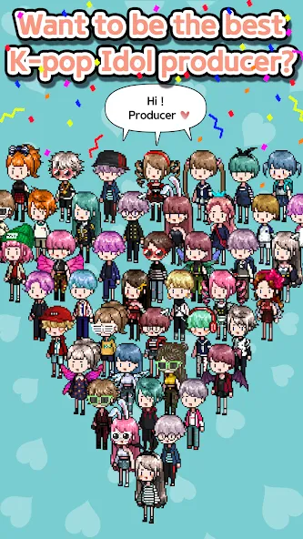 K-POP Idol Producer [МОД: Деньги, Монеты и Меню MOD] Screenshot 1