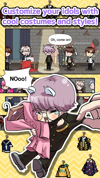 K-POP Idol Producer [МОД: Деньги, Монеты и Меню MOD] Screenshot 3