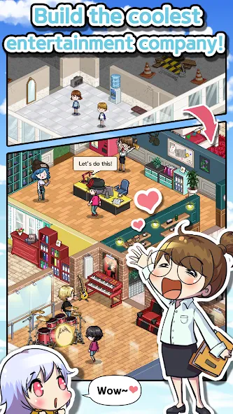 K-POP Idol Producer [МОД: Деньги, Монеты и Меню MOD] Screenshot 5