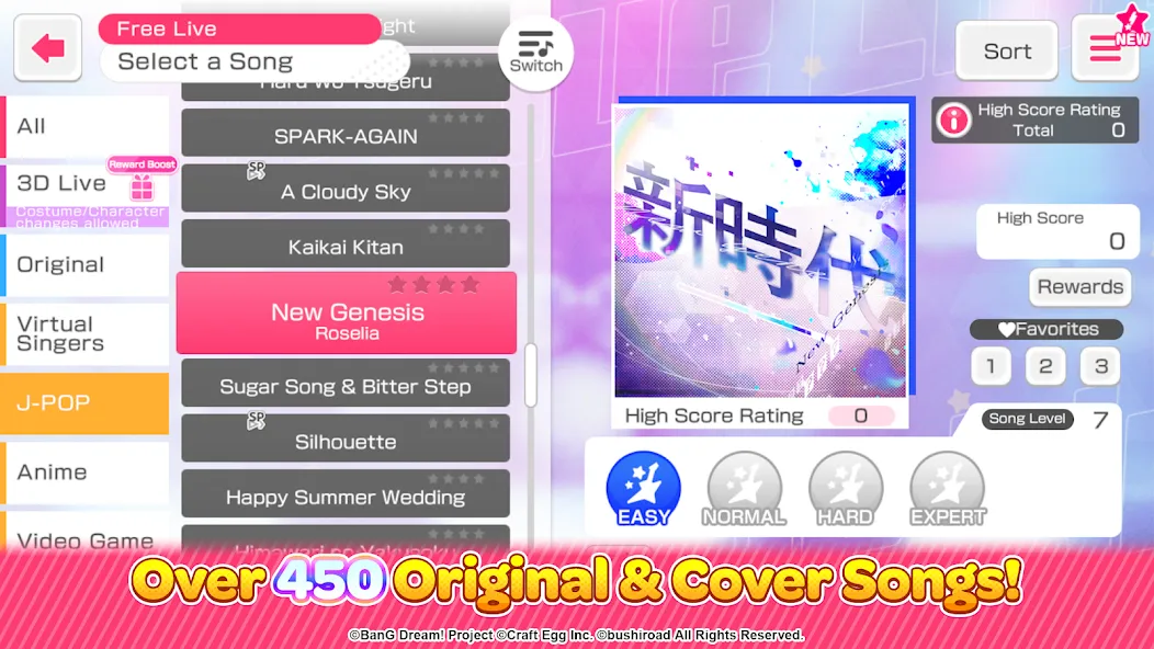BanG Dream! Girls Band Party! [МОД: Все открыто, Дополнительные деньги и Меню MOD] Screenshot 2