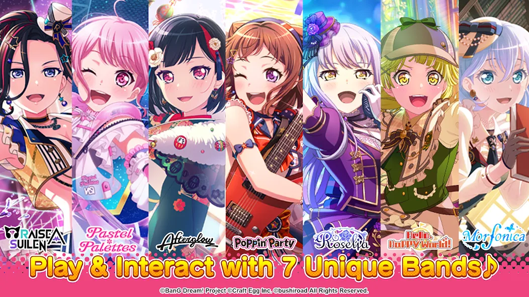 BanG Dream! Girls Band Party! [МОД: Все открыто, Дополнительные деньги и Меню MOD] Screenshot 4