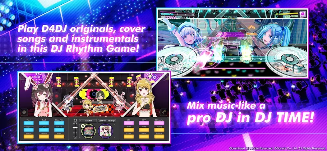 D4DJ Groovy Mix (ДидиФо Джей Груви Микс) [МОД: Деньги, Монеты и Меню MOD] Screenshot 2