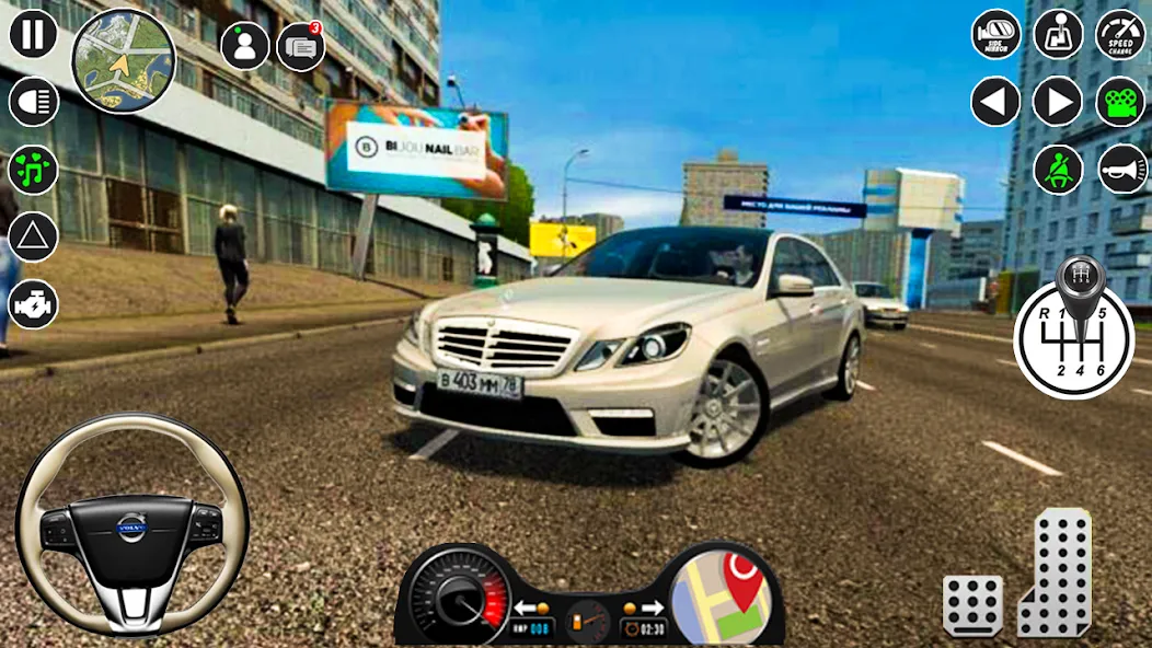 Modern Car Drive Glory Parking [МОД: Много монет, Открытые уровни и Мега MOD] Screenshot 4
