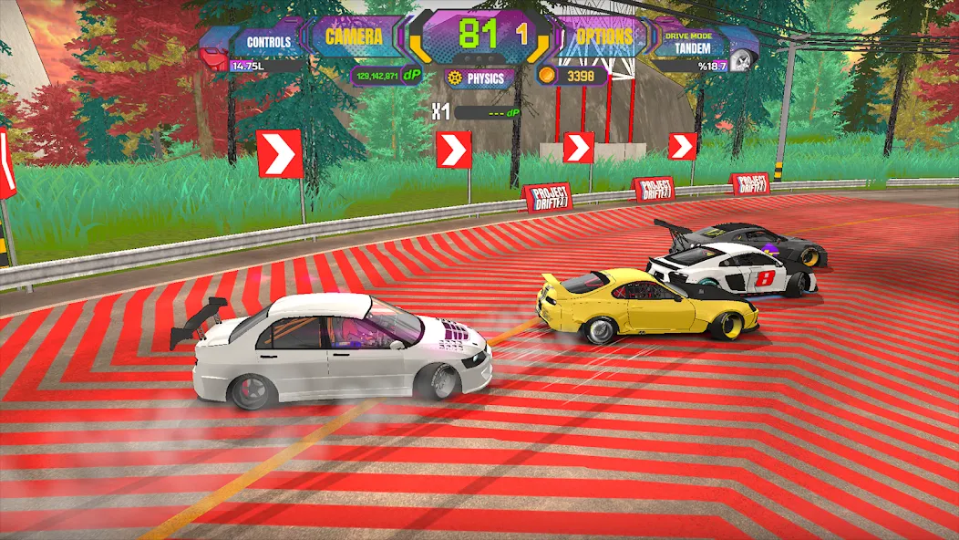 Project Drift 2.0 : Online [МОД: Меню, Бесконечные монеты и Открытые уровни] Screenshot 2