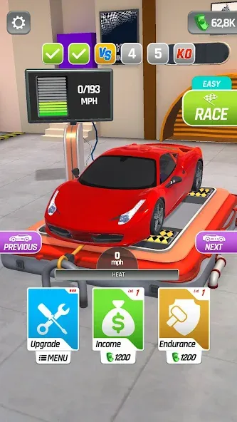 Dyno Racing (Дино Рейсинг) [МОД: Меню, Бесконечные монеты и Открытые уровни] Screenshot 1