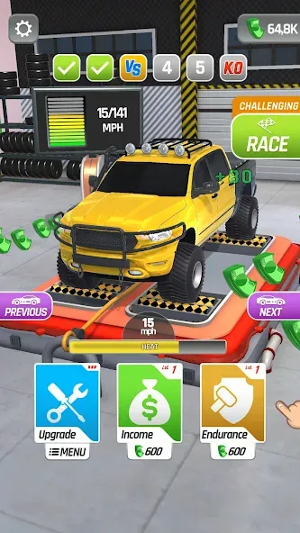 Dyno Racing (Дино Рейсинг) [МОД: Меню, Бесконечные монеты и Открытые уровни] Screenshot 4