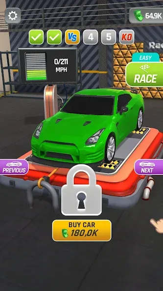 Dyno Racing (Дино Рейсинг) [МОД: Меню, Бесконечные монеты и Открытые уровни] Screenshot 5
