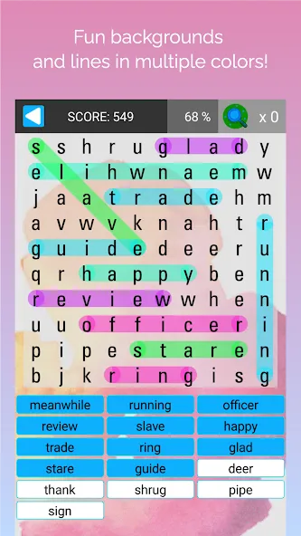 busca palabras: sopa de letras (буска палабрас) [МОД: Деньги, Монеты и Меню MOD] Screenshot 3