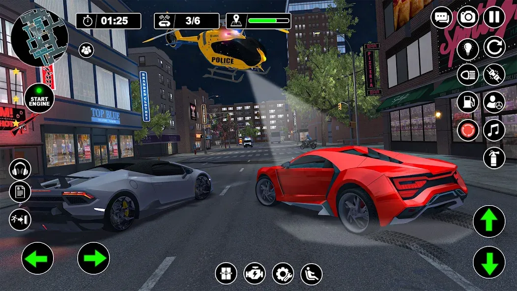 Police Helicopter Chase Game [МОД: Бесконечные деньги, Монеты и Мега MOD] Screenshot 3