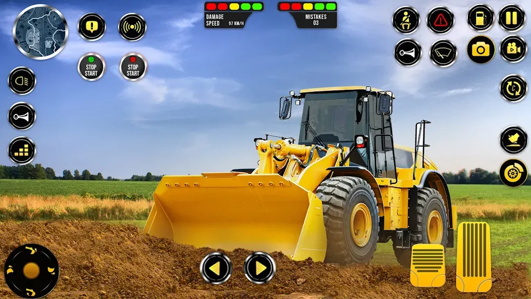 Construction Machine Real JCB [МОД: Бесконечные деньги, Монеты и Мега MOD] Screenshot 2