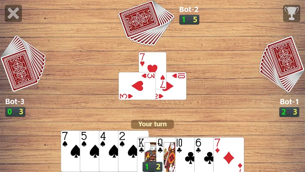 Callbreak League - Card Game (Колбрик Лига) [МОД: Все открыто, Дополнительные деньги и Меню MOD] Screenshot 2