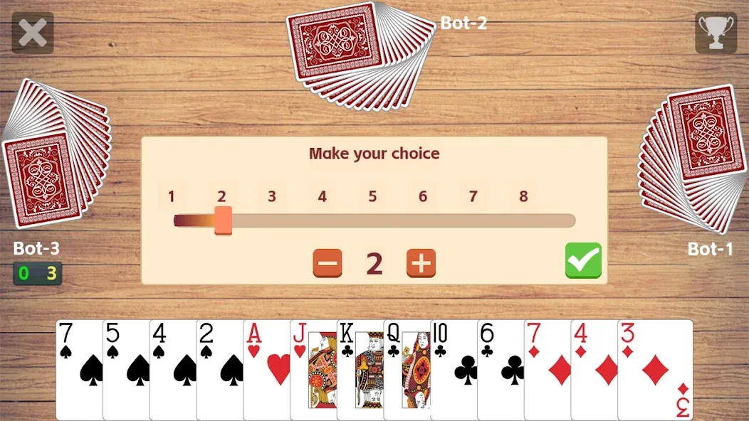Callbreak League - Card Game (Колбрик Лига) [МОД: Все открыто, Дополнительные деньги и Меню MOD] Screenshot 4