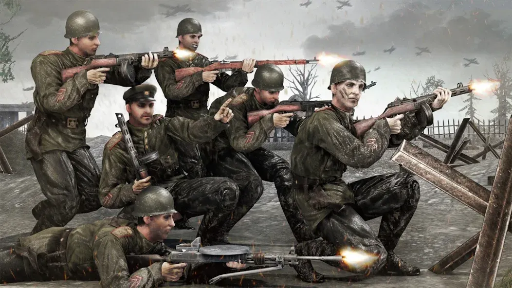 Medal of War – WW2 Games 2024 [МОД: Меню, Бесконечные монеты и Открытые уровни] Screenshot 2