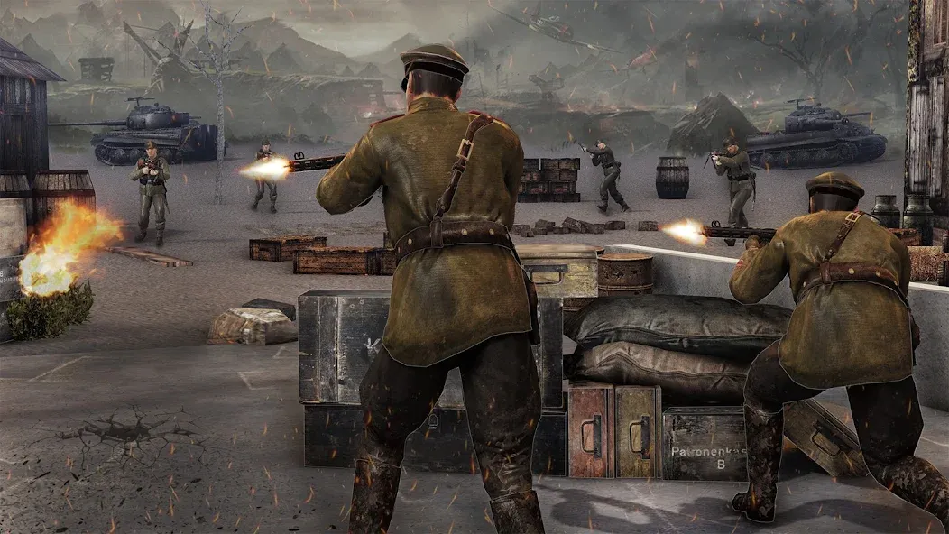 Medal of War – WW2 Games 2024 [МОД: Меню, Бесконечные монеты и Открытые уровни] Screenshot 3