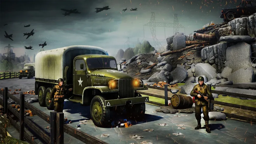 Medal of War – WW2 Games 2024 [МОД: Меню, Бесконечные монеты и Открытые уровни] Screenshot 5