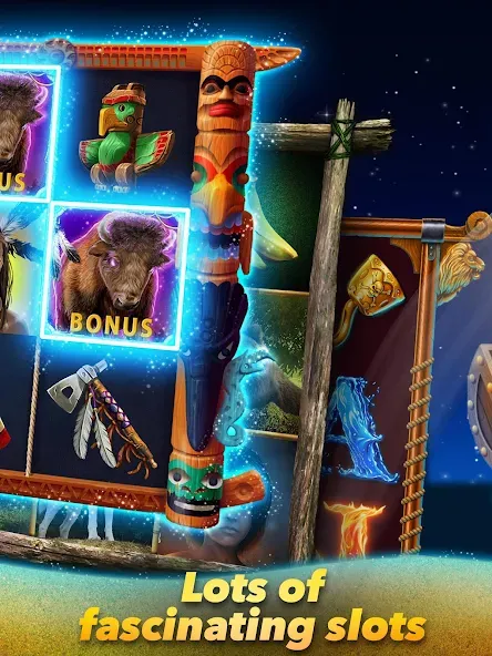 Sandman Slots - Slot Machines [МОД: Много денег, Монет и Все открыто] Screenshot 2