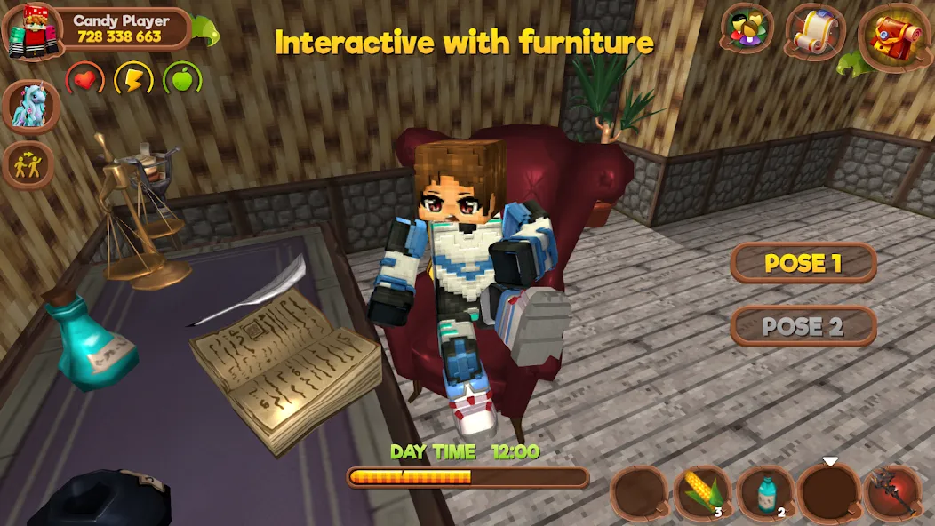 Pony World Craft [МОД: Много денег, Монет и Все открыто] Screenshot 2