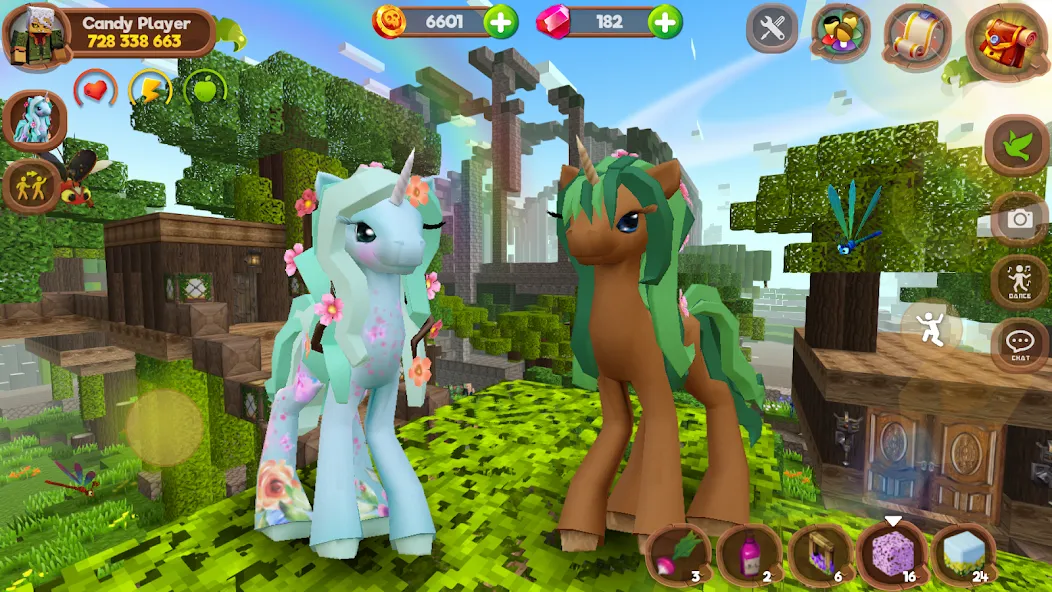 Pony World Craft [МОД: Много денег, Монет и Все открыто] Screenshot 3