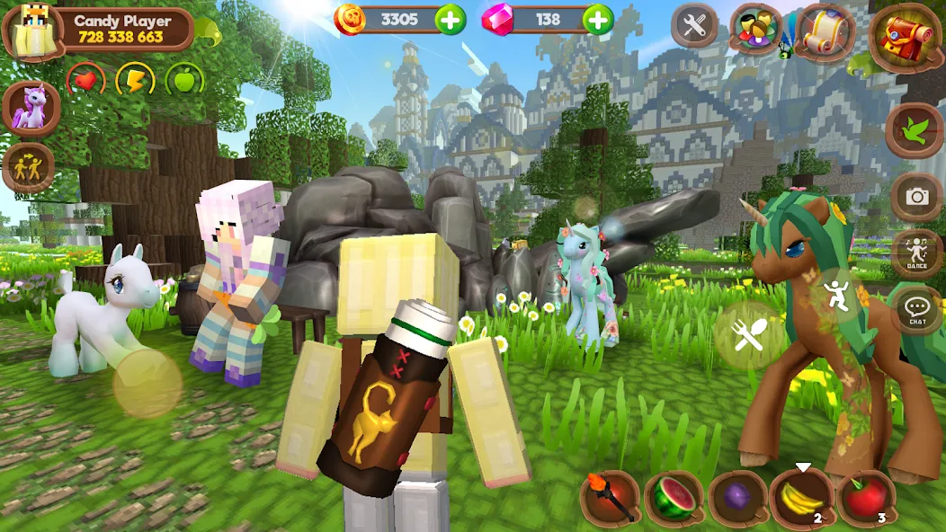 Pony World Craft [МОД: Много денег, Монет и Все открыто] Screenshot 4