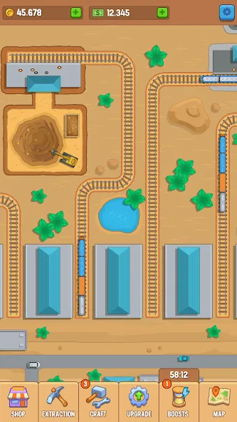 Train. Station. Railroad. (Трейн Кликер) [МОД: Меню, Бесконечные монеты и Открытые уровни] Screenshot 1