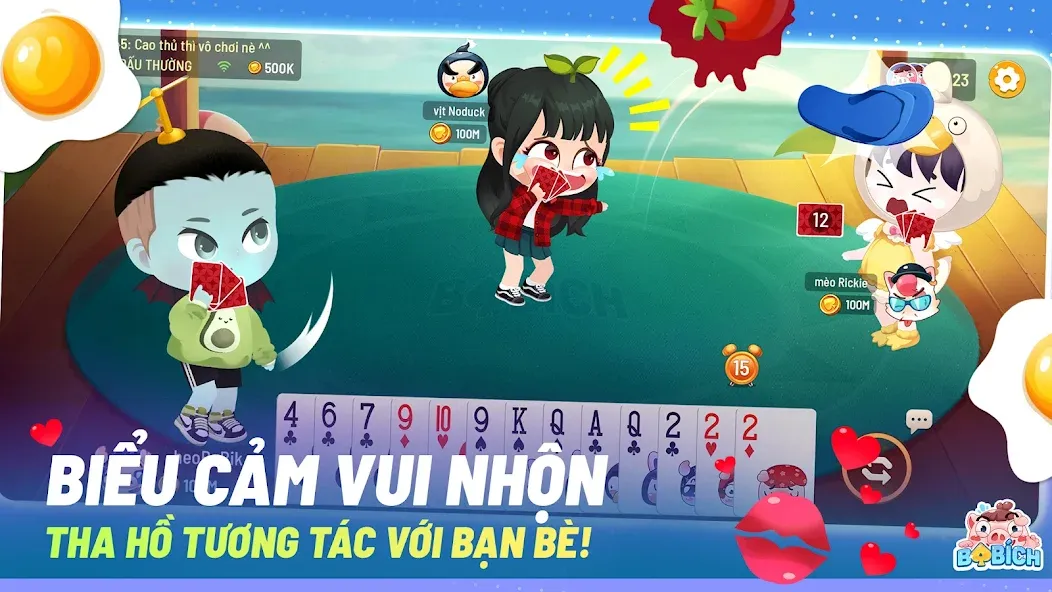 Ba Bich - Tien Len Mien Nam [МОД: Меню, Бесконечные монеты и Открытые уровни] Screenshot 4