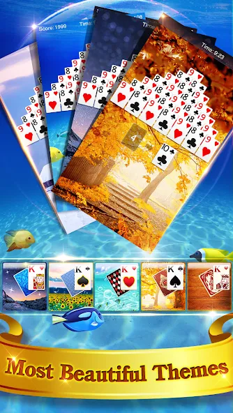 FreeCell Solitaire [МОД: Бесконечные деньги, Монеты и Мега MOD] Screenshot 4