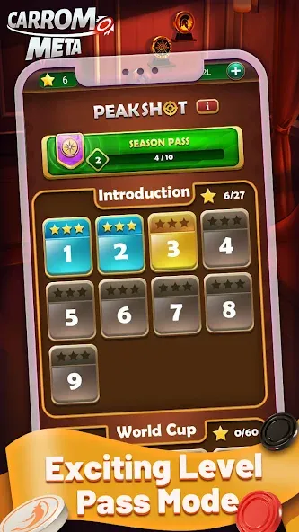 Carrom Meta-Board Disc Game (Карром Мета) [МОД: Много денег, Монет и Все открыто] Screenshot 5