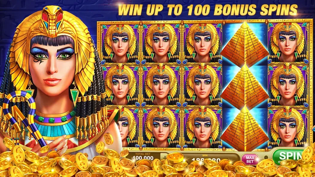 Slots Rush: Vegas Casino Slots (Слотс Раш) [МОД: Бесконечные деньги, Монеты и Мега MOD] Screenshot 2