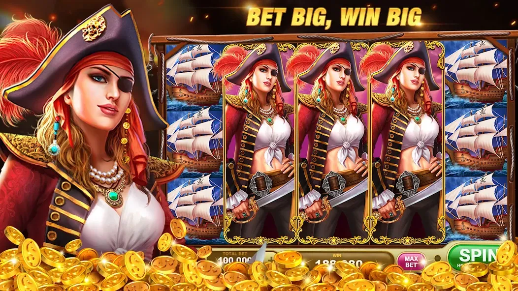 Slots Rush: Vegas Casino Slots (Слотс Раш) [МОД: Бесконечные деньги, Монеты и Мега MOD] Screenshot 5