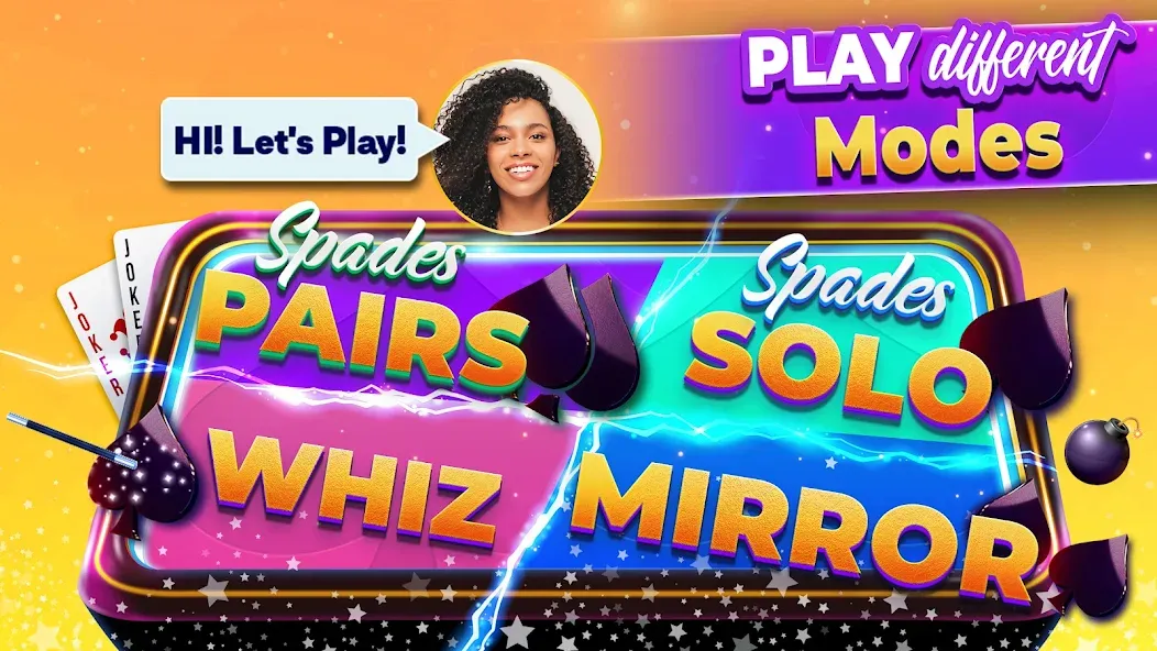 VIP Spades - Online Card Game (ВИП Спейдс) [МОД: Деньги, Монеты и Меню MOD] Screenshot 1