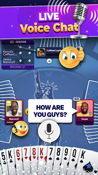 VIP Spades - Online Card Game (ВИП Спейдс) [МОД: Деньги, Монеты и Меню MOD] Screenshot 5