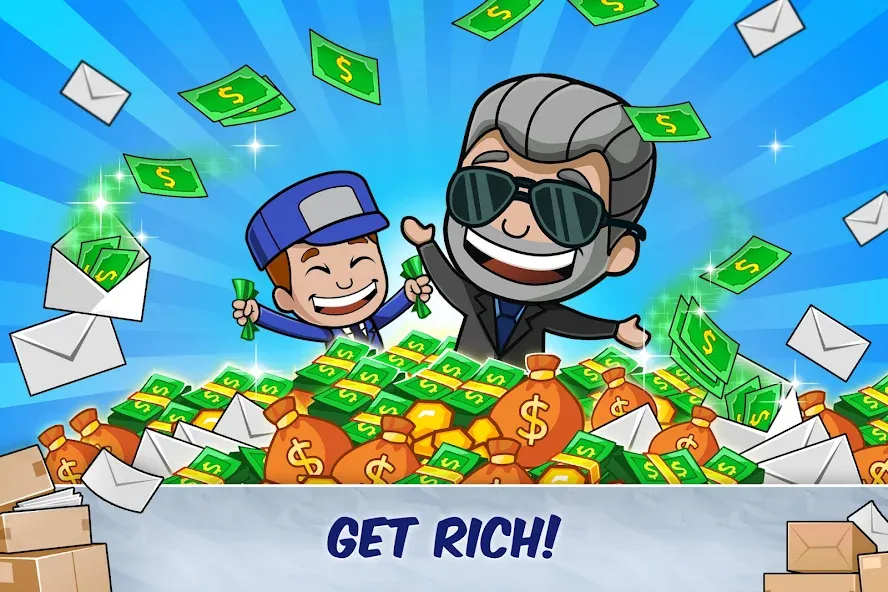 Idle Mail Tycoon (Айдл Мейл Тайкун) [МОД: Бесконечные деньги, Монеты и Мега MOD] Screenshot 2