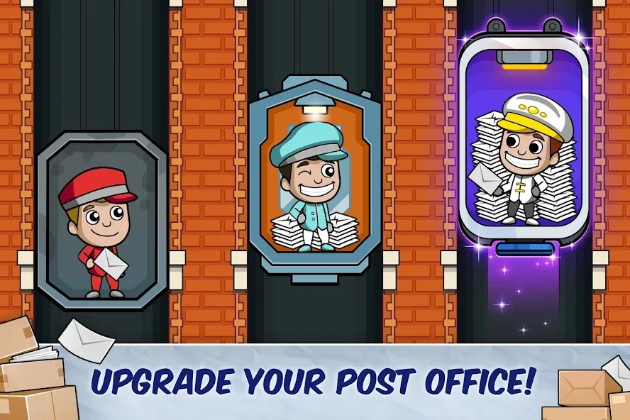 Idle Mail Tycoon (Айдл Мейл Тайкун) [МОД: Бесконечные деньги, Монеты и Мега MOD] Screenshot 4