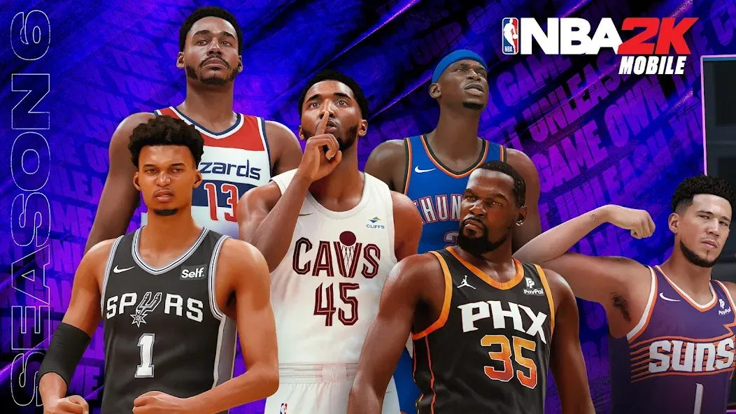NBA 2K Mobile Basketball Game (НБА 2 Мобайл) [МОД: Бесконечные деньги, Монеты и Мега MOD] Screenshot 1