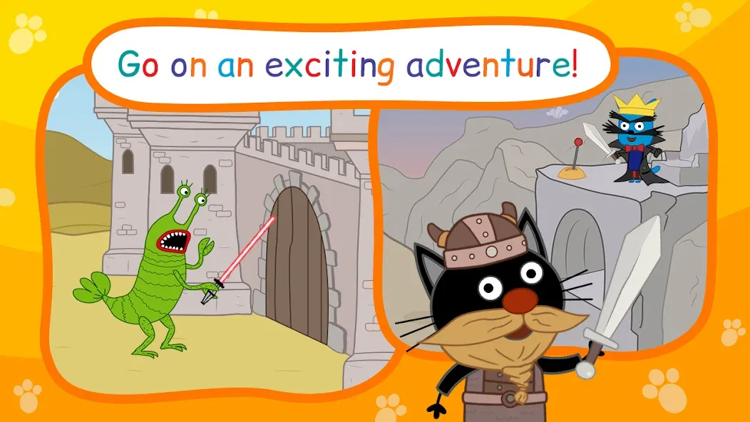 Kid-E-Cats: Bedtime Stories [МОД: Все открыто, Дополнительные деньги и Меню MOD] Screenshot 2