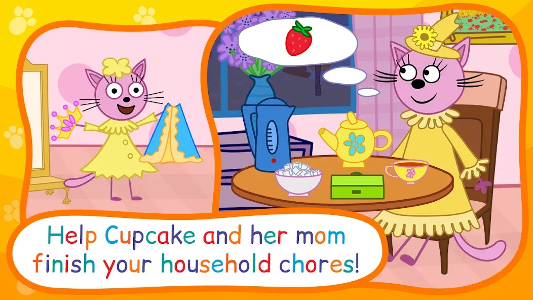 Kid-E-Cats: Bedtime Stories [МОД: Все открыто, Дополнительные деньги и Меню MOD] Screenshot 3