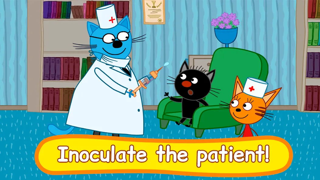 Kid-E-Cats: Animal hospital [МОД: Много денег, Монет и Все открыто] Screenshot 5