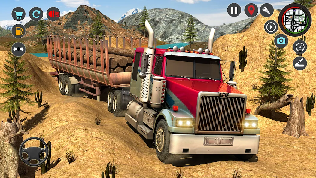 Transport Simulator Truck Game [МОД: Деньги, Монеты и Меню MOD] Screenshot 1