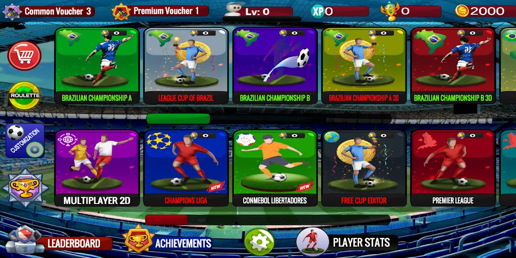 Button Football [МОД: Бесконечные деньги, Монеты и Мега MOD] Screenshot 1