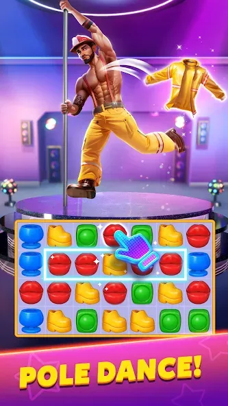Party Match (Диско матч) [МОД: Много монет, Открытые уровни и Мега MOD] Screenshot 2
