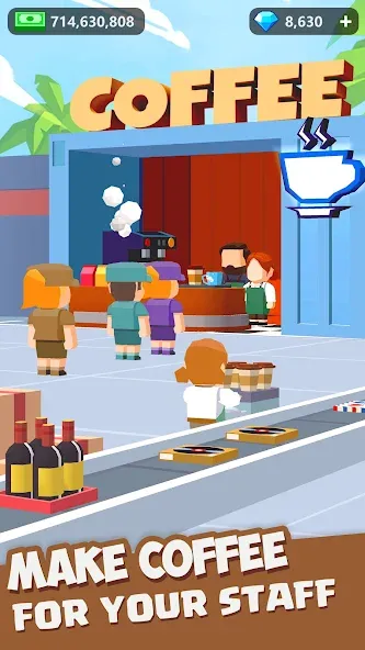Idle Courier (Айдл Курьер) [МОД: Бесконечные деньги, Монеты и Мега MOD] Screenshot 1
