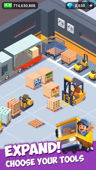 Idle Courier (Айдл Курьер) [МОД: Бесконечные деньги, Монеты и Мега MOD] Screenshot 5