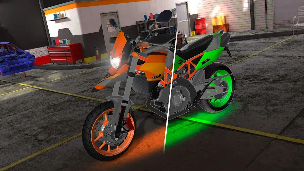 Motorcycle Real Simulator (Мотоцикл Реальный Симулятор) [МОД: Много денег, Монет и Все открыто] Screenshot 2