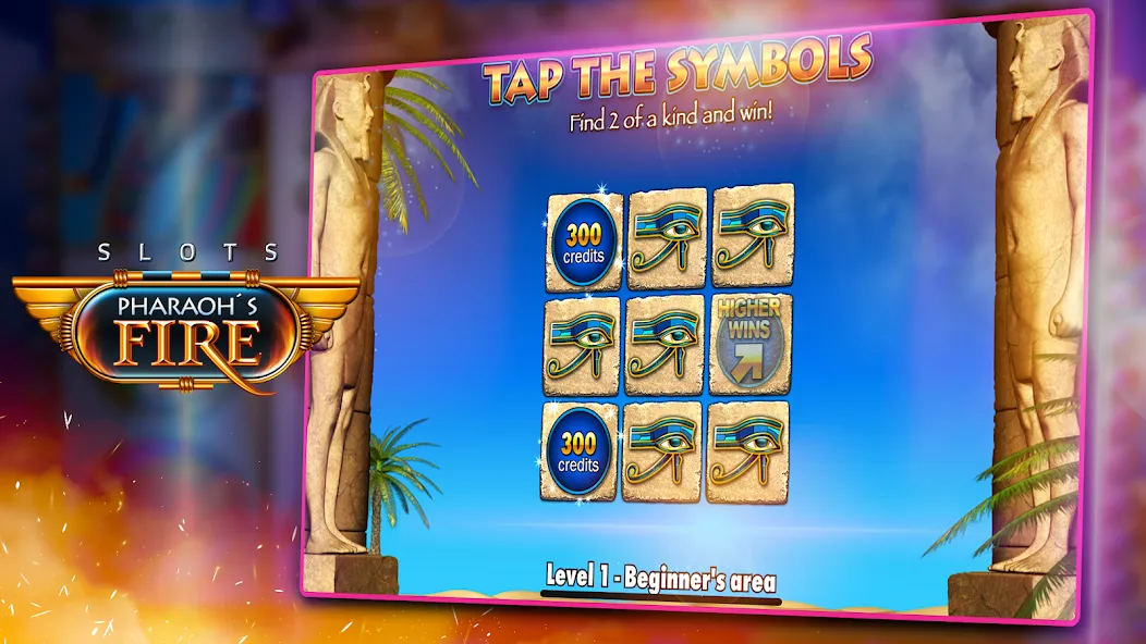 Slots - Pharaoh's Fire (Слоты) [МОД: Много монет, Открытые уровни и Мега MOD] Screenshot 5