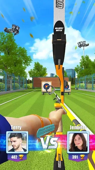 Archery Battle 3D (Арчери Баттл 3D) [МОД: Все открыто, Дополнительные деньги и Меню MOD] Screenshot 1