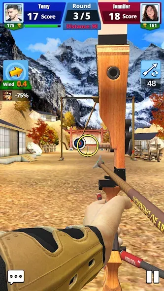 Archery Battle 3D (Арчери Баттл 3D) [МОД: Все открыто, Дополнительные деньги и Меню MOD] Screenshot 2