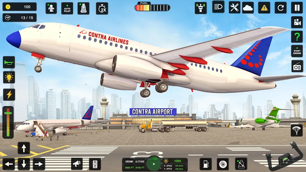 City Pilot Cargo Plane Games (Сити Пилот Карго Плейн Геймс) [МОД: Бесконечные деньги, Монеты и Мега MOD] Screenshot 4