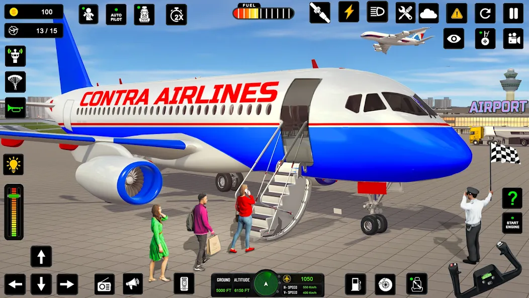City Pilot Cargo Plane Games (Сити Пилот Карго Плейн Геймс) [МОД: Бесконечные деньги, Монеты и Мега MOD] Screenshot 5
